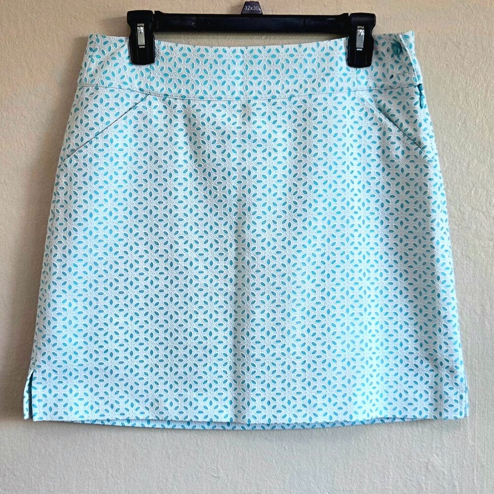 Vintage E&P Pro Skorts – Size 10 – White & Green